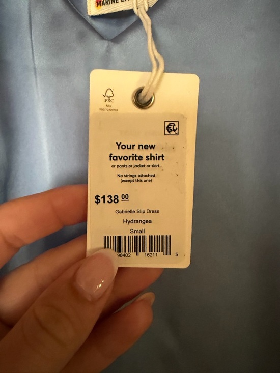 Marine Layer | Gabrielle Slip Dress - Hydrangea - Picture 4 of 6